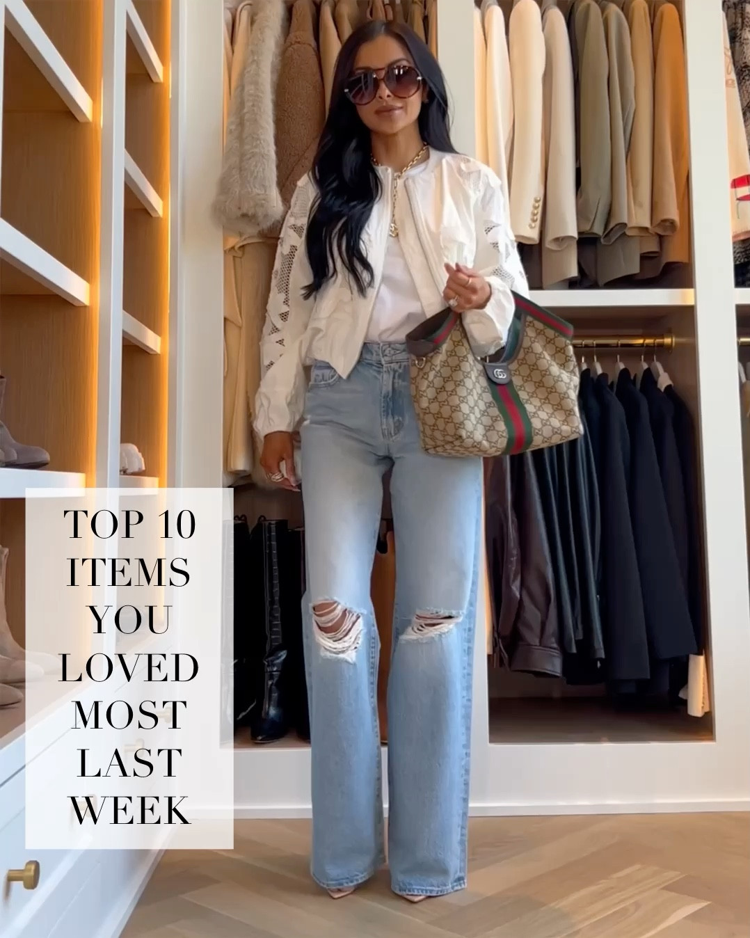 Last week’s best sellers
Mother denim wearing a 23 in distressed and a 24 in everything else
White citizens jeans wearing a 23 - back in stock at Anthro
Paige tan denim wearing a 23
Zara viral jacket back in stock wearing an XS 
Zara white fringe blazer wearing an XS
Hermes inspired sandals run TTS 
Hermes inspired bag - so good!


#LTKOver40 #LTKSeasonal #LTKPetite