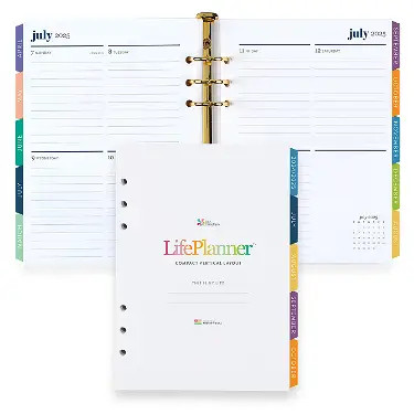 A5 Weekly Planning Ring Agenda Inserts | Ring Agenda | Erin Condren