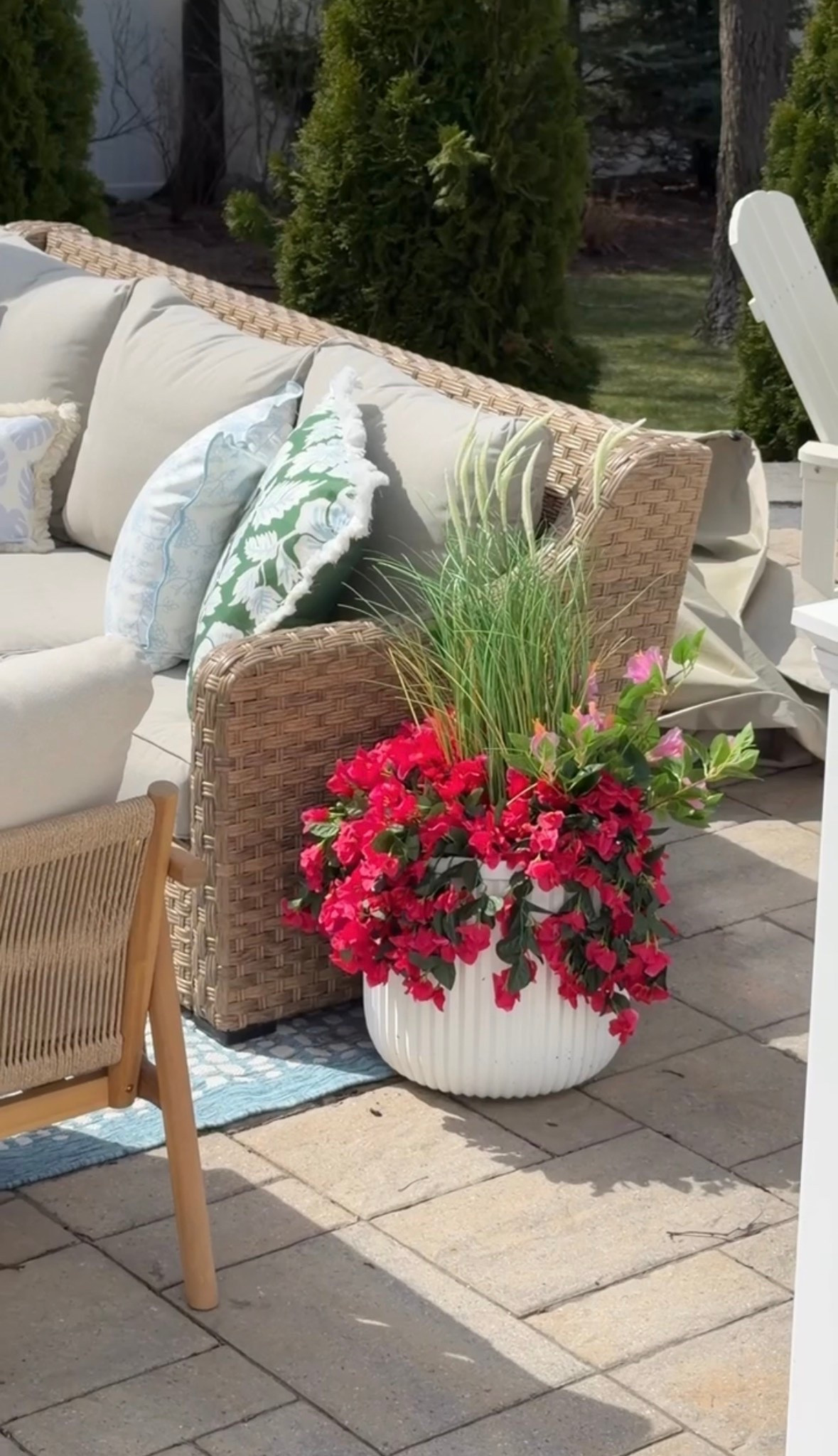 These outdoor faux plants lasted me all of last summer even in direct sun! I repurchased them in new colors this year and love the look.

#LTKHome #LTKSeasonal