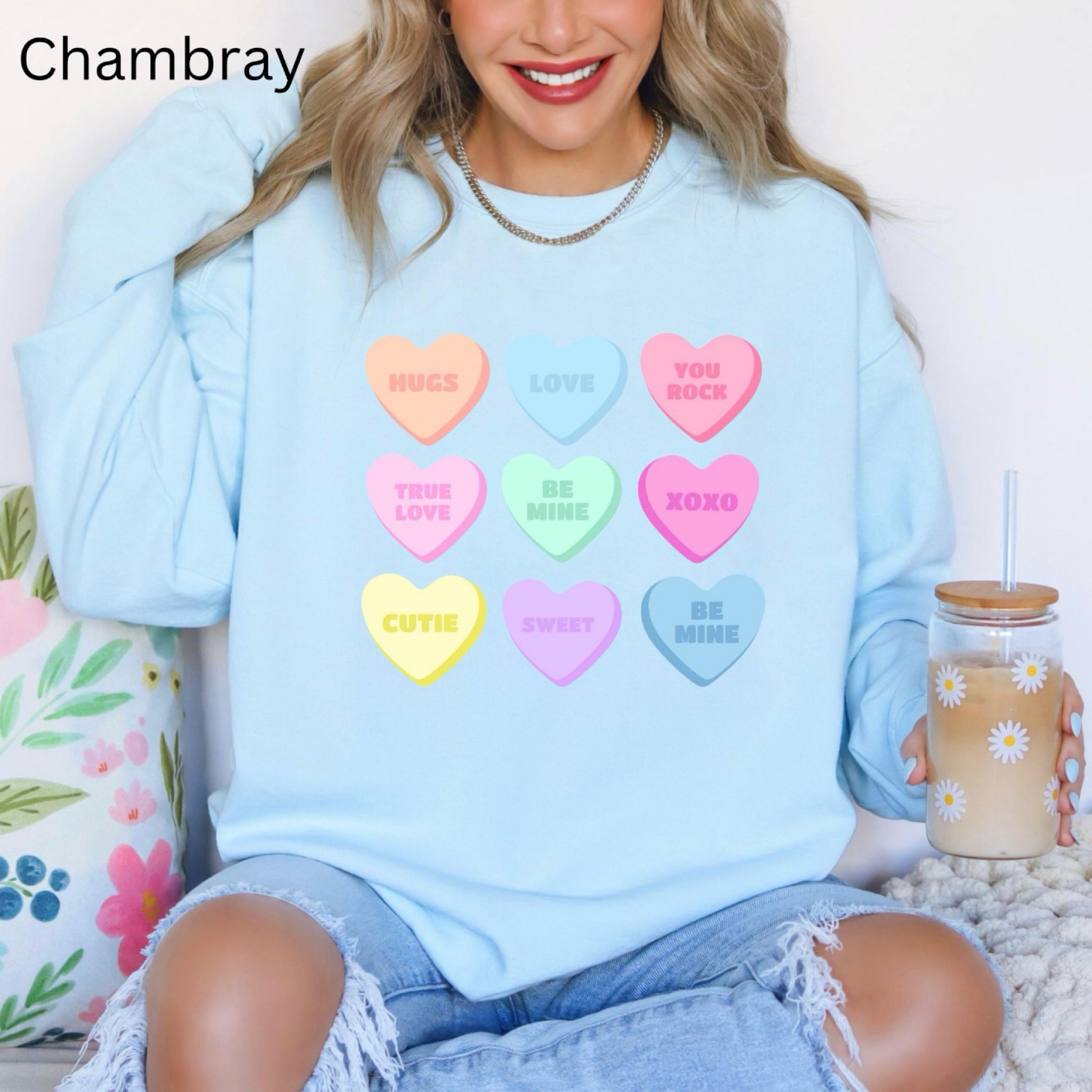 Super cute conversational hearts Valentine’s Day oversized sweatshirt 

#LTKSeasonal #LTKStyleTip #LTKFindsUnder50