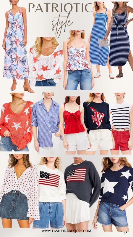 Loving these outfits for July 4th! Cute and patriotic 

#LTKOver40 #LTKStyleTip #LTKFindsUnder100