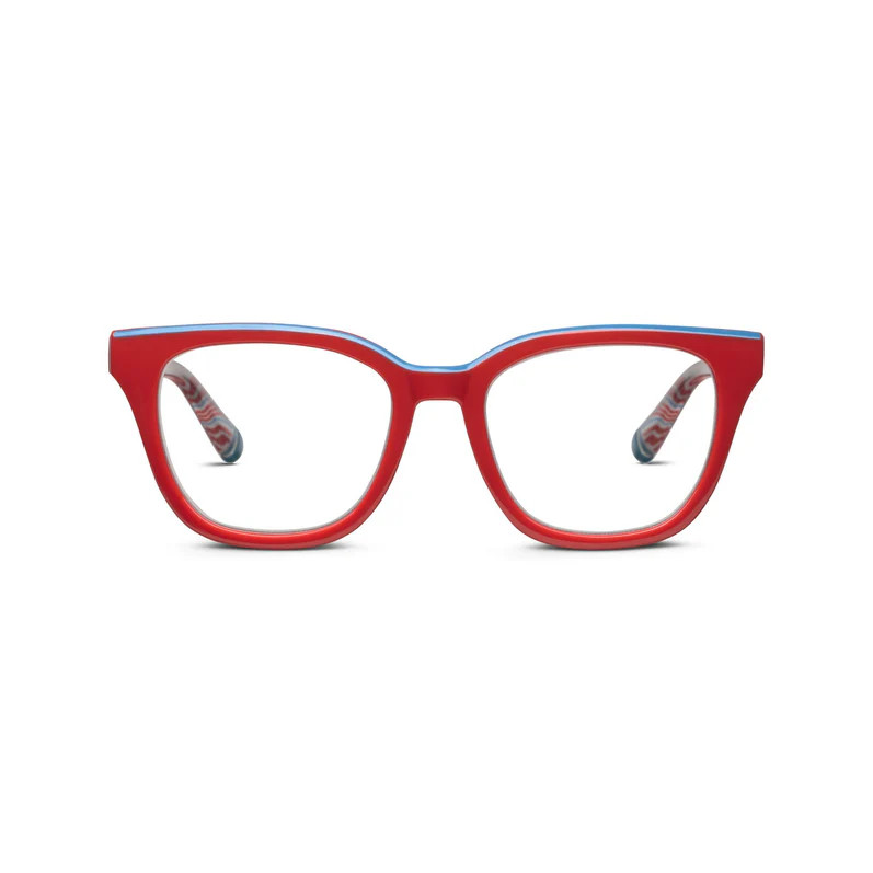 Trapeze (Blue Light) - Red / Reading / 1.25 - Peepers by PeeperSpecs | Peepers