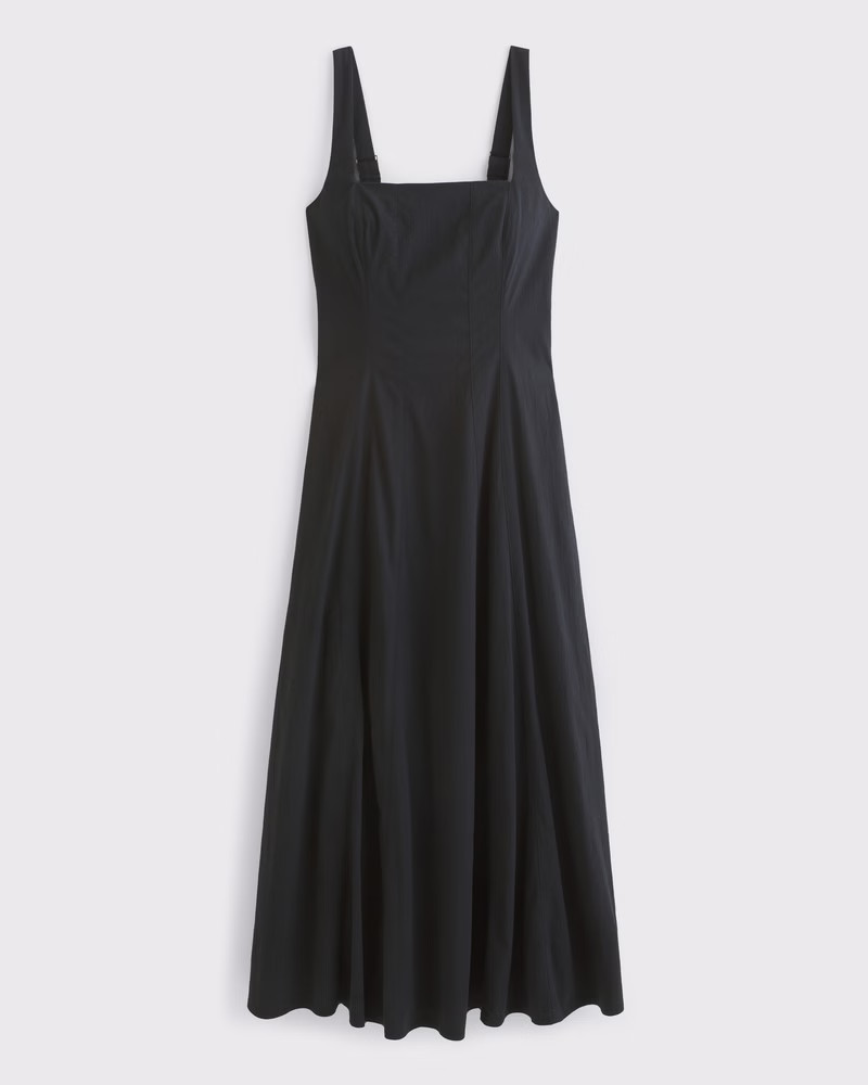 The A&F Mila Midi Dress | Abercrombie & Fitch (UK)