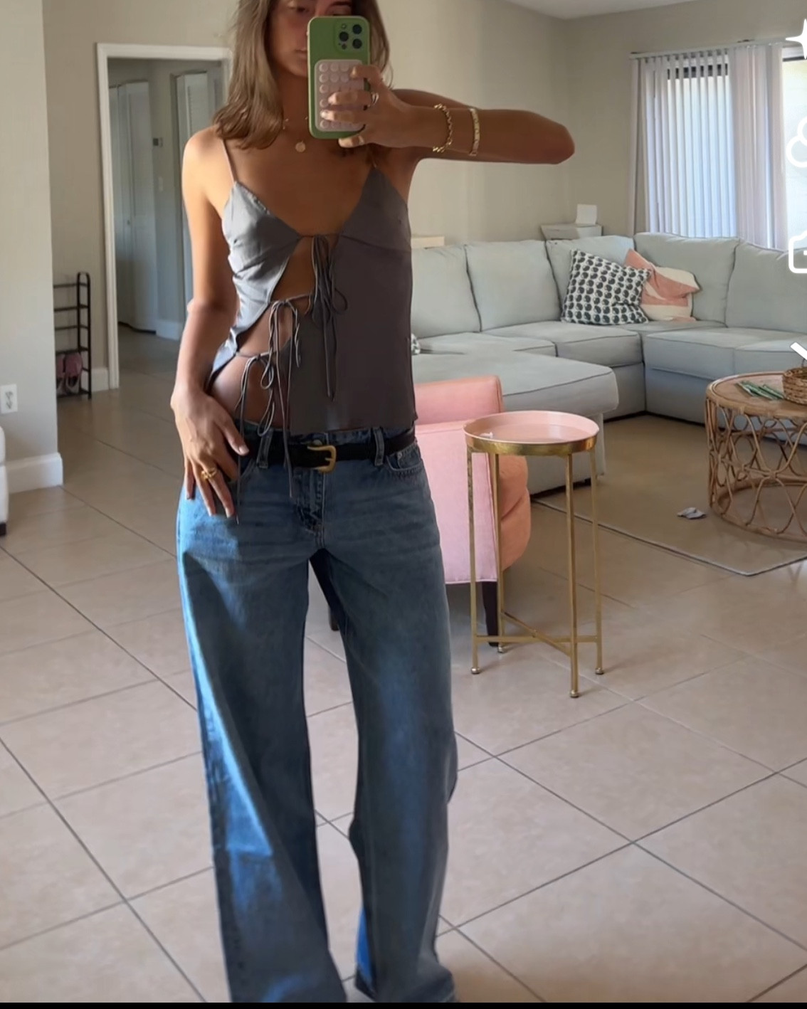 Dinner fit! Use code 20VALDES. Jeans and top are a size US 4. Belt is a L/XL

#LTKTravel #LTKStyleTip