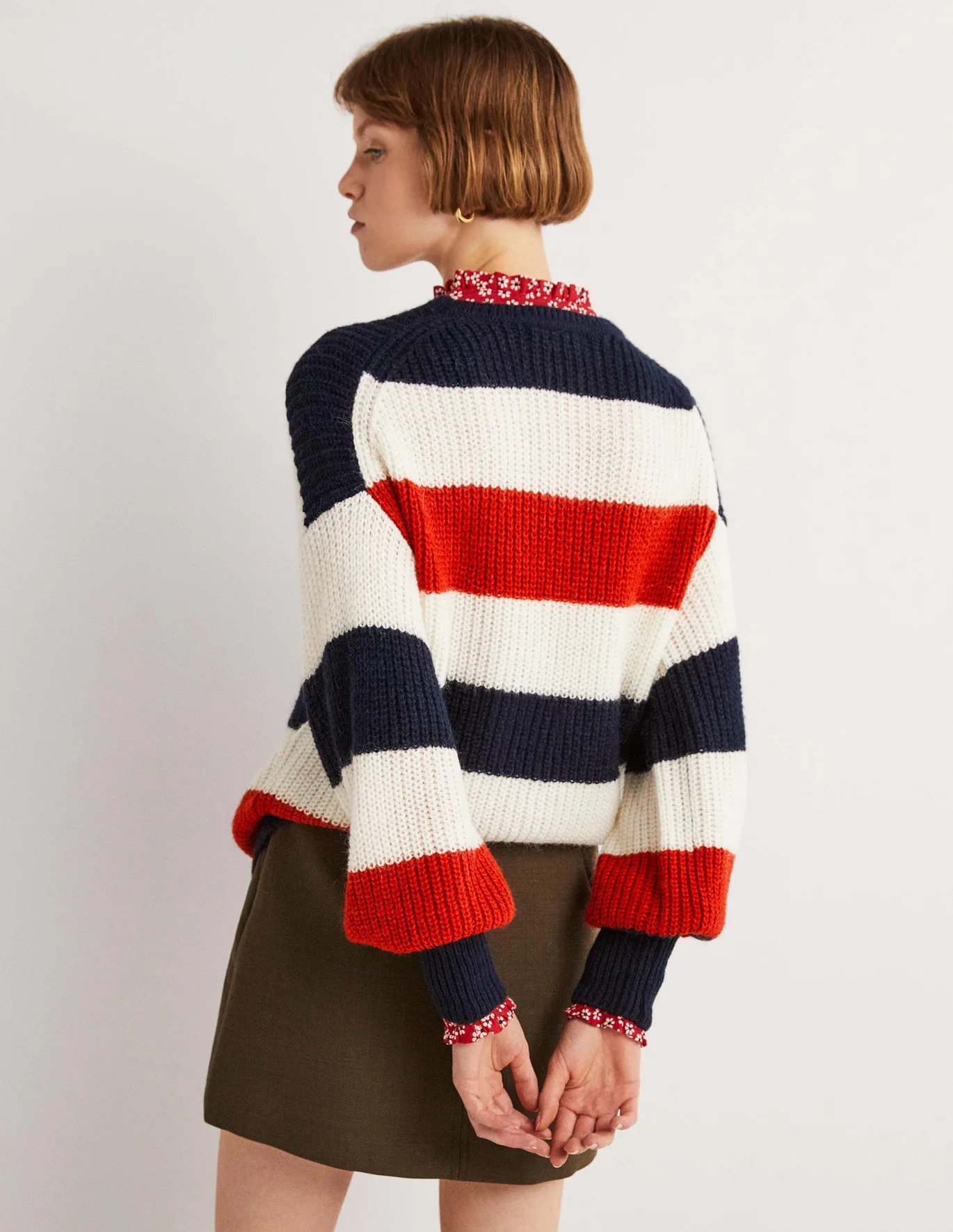 Blouson Cuff Fluffy Jumper | Boden (US)