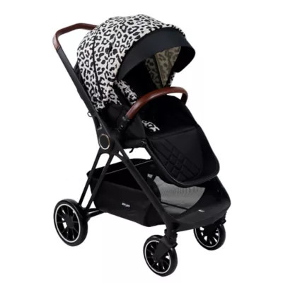 Your Babiie AM:PM by Christina Milian Victoria Stroller in Leopard | Bed Bath & Beyond