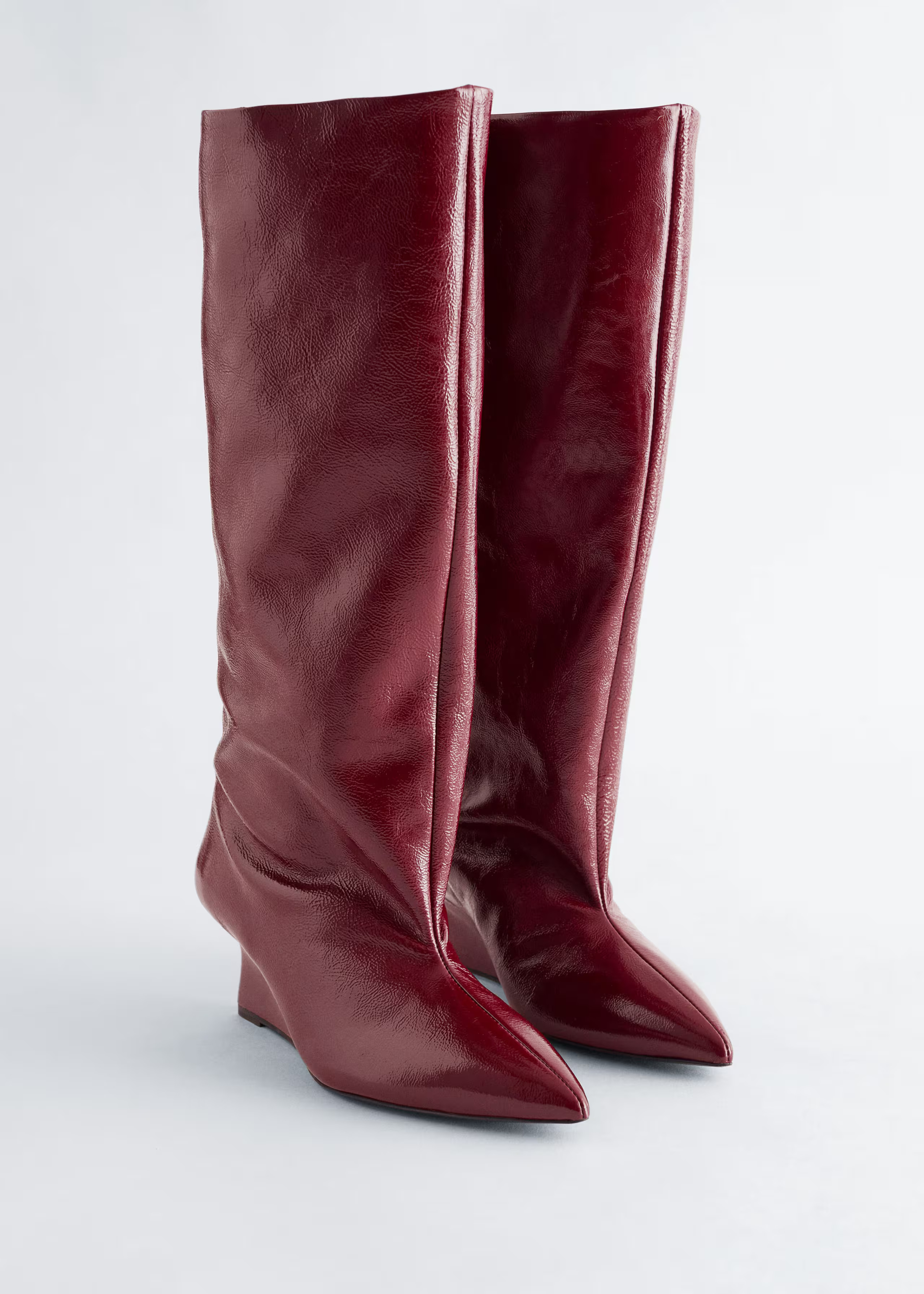 Wedge-Heel Knee-High Boots | & Other Stories UK