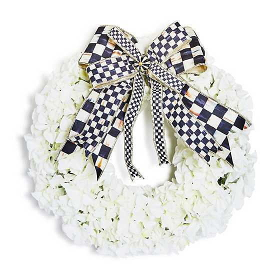 White Hydrangea 22" Wreath | MacKenzie-Childs