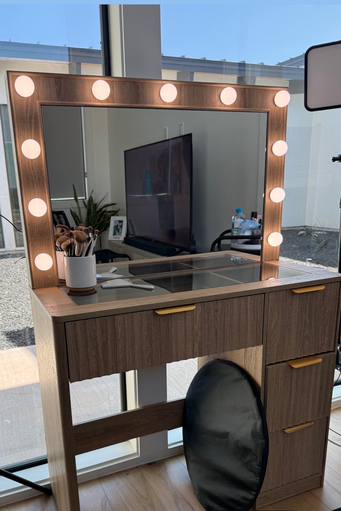 Upgraded my vanity… every woman should have a beautiful space to get ready at !!

#LTKgrwm #LTKOver40 #LTKBeauty