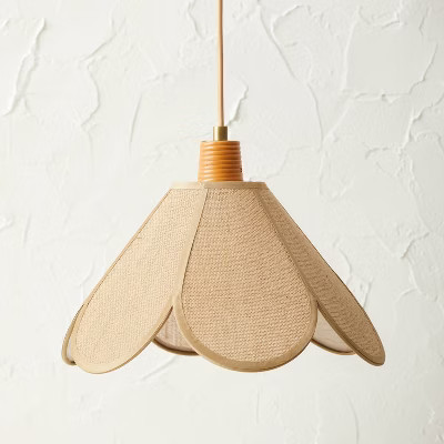 Burlap Petal Ceiling Pendant - Opalhouse™ designed with Jungalow™ | Target