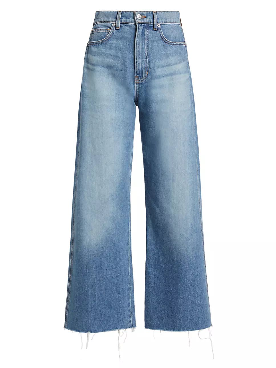 Taylor High-Rise Wide Crop Jeans | Saks Fifth Avenue