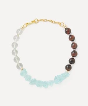 Gold-Plated Glacier Bay Bead Necklace | Liberty London (UK)