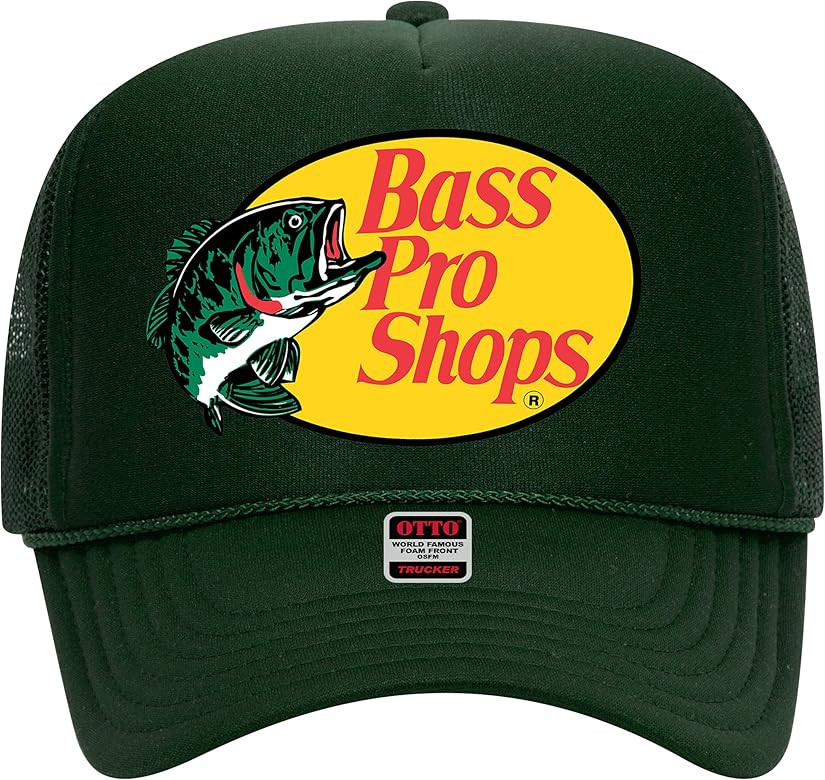 Bass Original Fishing Pro Foam Trucker Hat - Vintage Graphic Snapback Hat for Men and Women | Amazon (US)