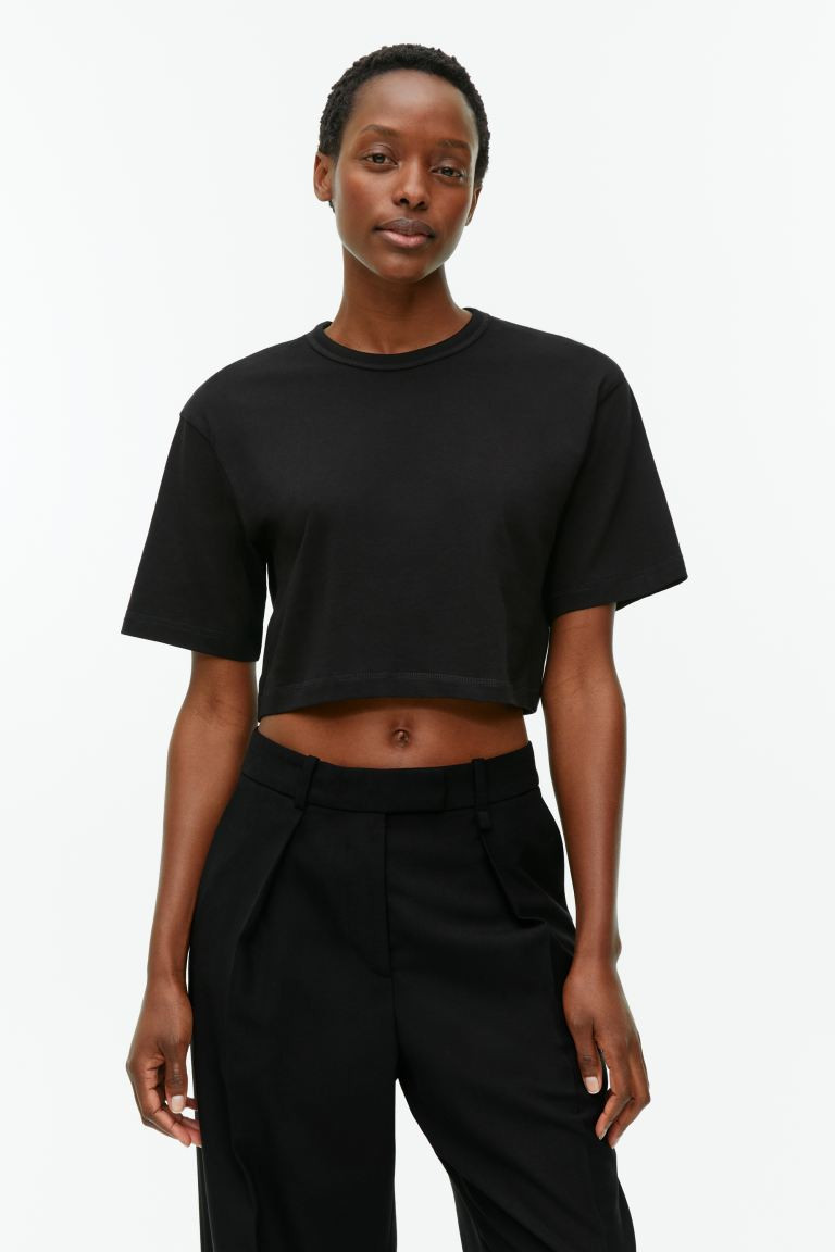 Crop T-Shirt | H&M (UK, MY, IN, SG, PH, TW, HK)