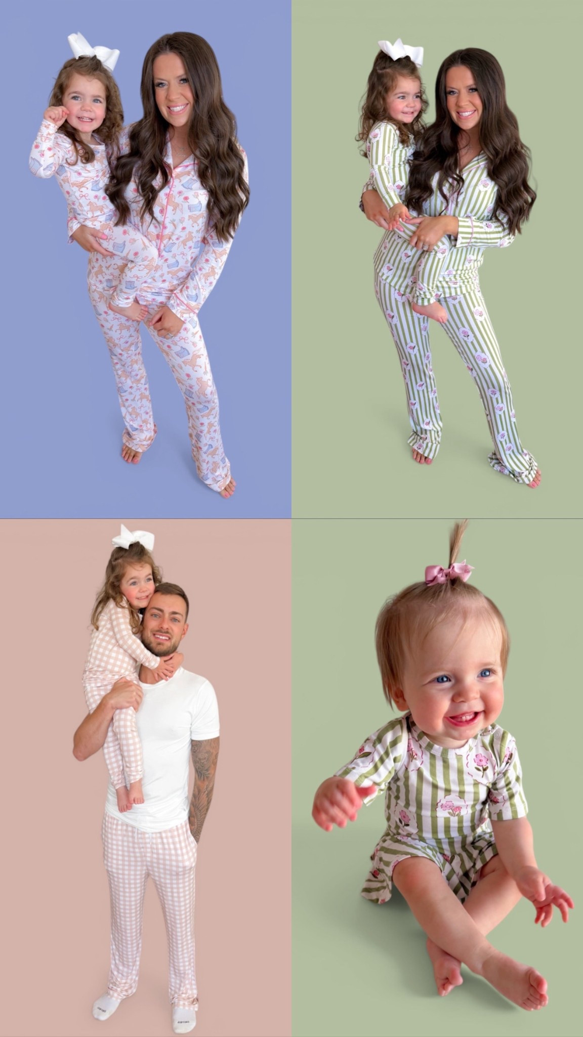Cutest collection just dropped! 🐴🤍💐 Dream Big Little Co x Amanda Stanton Fogel is live now! 😍 Full family matching, sibling matching, mommy & me matching, daddy & me matching - there is something for everyone! Code “LANDON” saves 15% off sitewide!

Bamboo pajamas / bamboo pjs / family matching pajamas / matching pajamas / matching pjs /

#LTKKids #LTKBaby #LTKootd