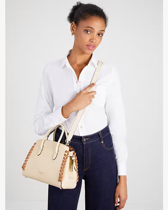 Knott Whipstitched Medium Satchel | Kate Spade (US)
