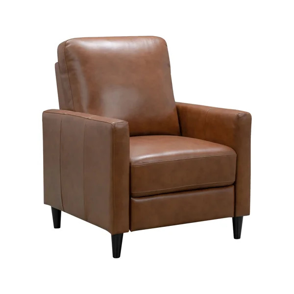 Cerine Genuine Leather Manual Recliner | Wayfair North America