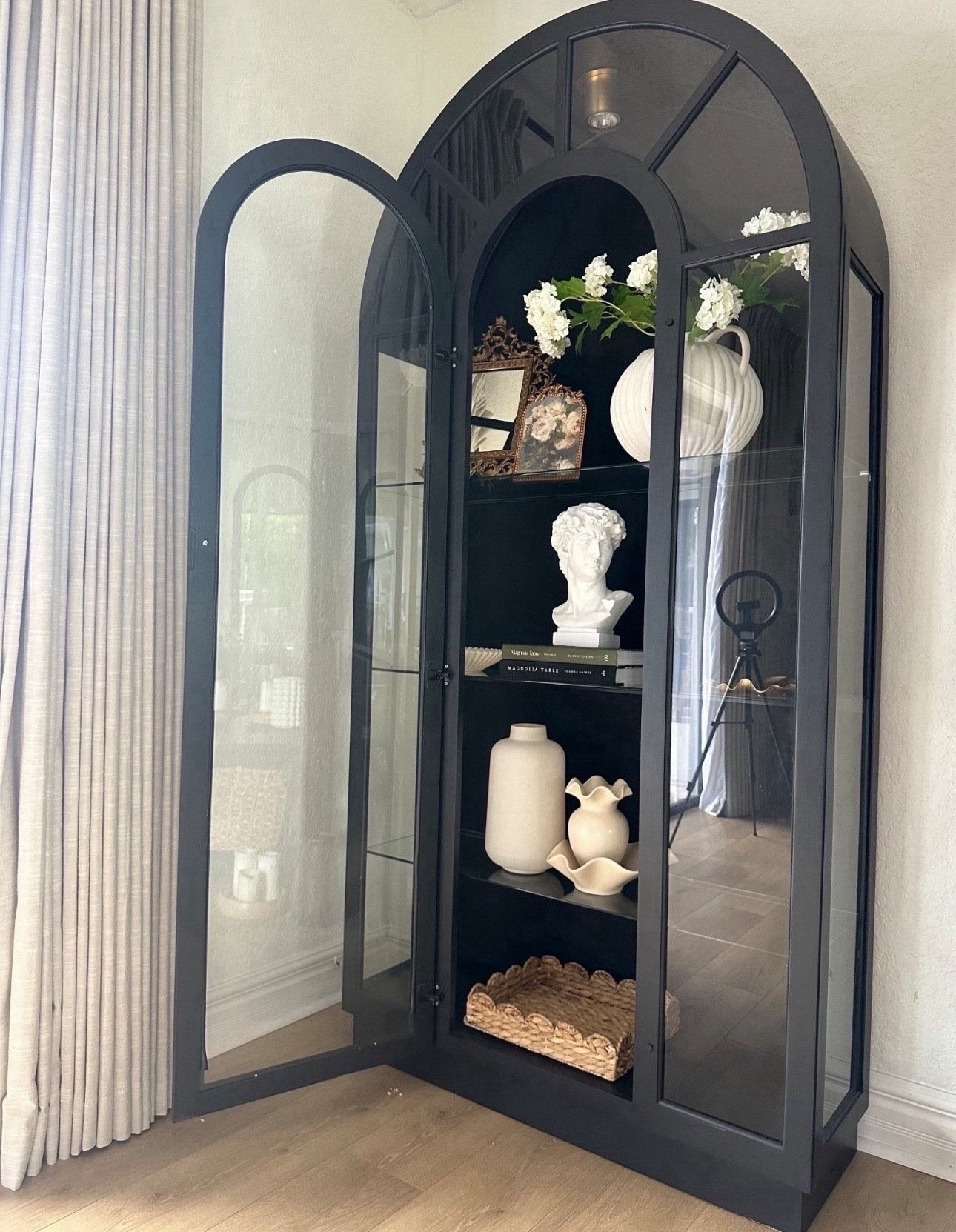 Arched cabinet styling 
Found similar options to mine on sale now for Wayfair Wayday sale! 

Arched cabinet
Display cabinet 
Glass cabinet 
Dining cabinet 
Kitchen cabinet 
Dining room 
Family room 
Vintage 
Black cabinet 
Credenza 
Kitchen storage 
Shelf styling 
Walmart 
Pottery barn
McGee and co
Magnolia 
Wayfair 
Wayday sale
Summer
Mother’s Day 



#LTKHome #LTKSaleAlert #LTKMothersDay