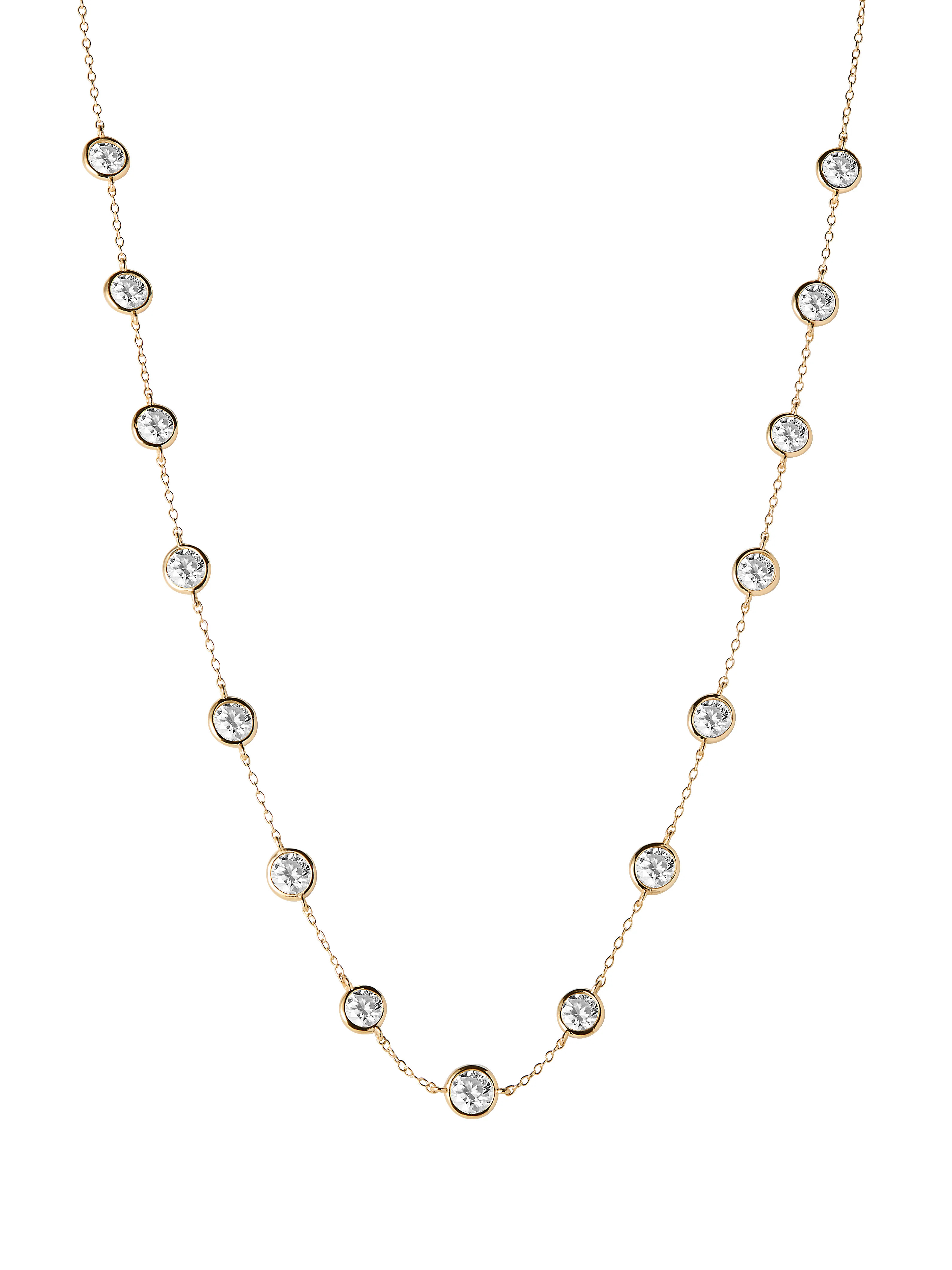 CLEMENCE NECKLACE IN 7.50 CT MOISSANITE | Dorsey