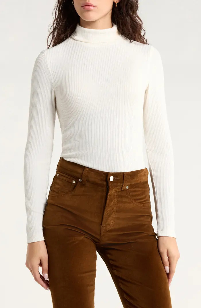 Madewell Rib Turtleneck Top | Nordstrom | Nordstrom