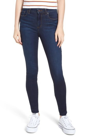 Women's Bp. High Waist Cutoff Skinny Jeans, Size 34 - Blue | Nordstrom