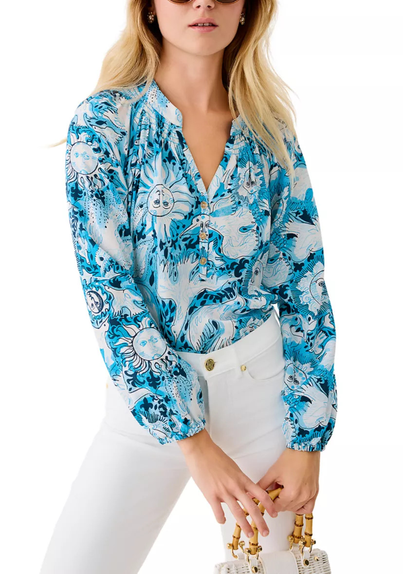 Women's Elsa Silk Top | Belk