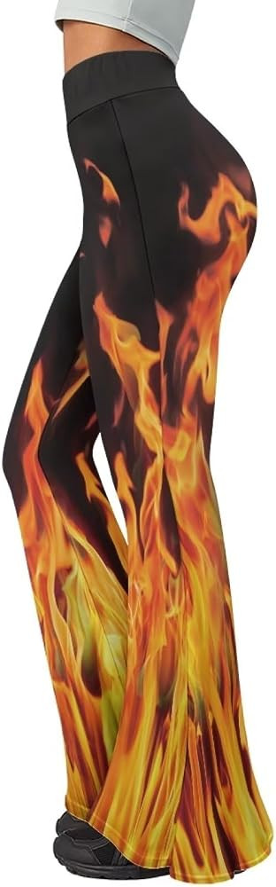 Christmas Flare Yoga Pants for Women High Waist Tummy Control Yoga Leggings Bootcut Workout Pant... | Amazon (US)