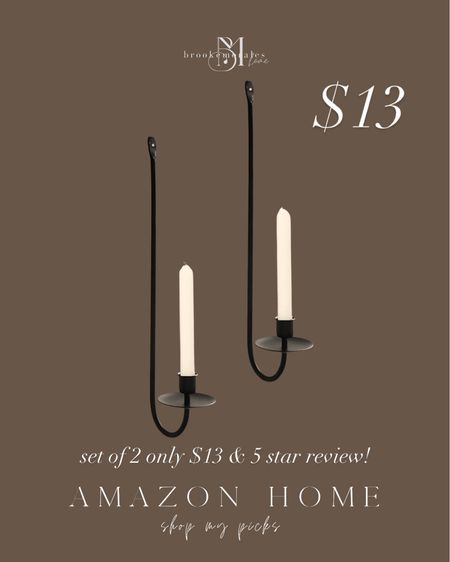 Set of wall sconces only $13! 5 star reviews ⭐️

#LTKfindsunder50 #LTKstyletip #LTKsalealert