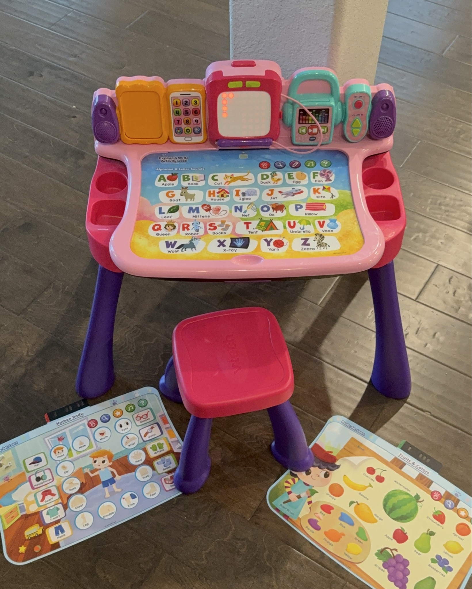 Educational toys for toddlers and kids 3plus!! I got this for my 2 yrs old and she loves it!! This tech activity table has everything your little one needs to learn-!! Teaches letters and phonics, numbers, colors, fruits, human body parts and music!! Plus they can practice writing too!!
Gift ideas for toddlers
Learning toys for toddlers
Birthday gift ideas for toddlers and kids 3plus

#LTKGiftGuide #LTKKids