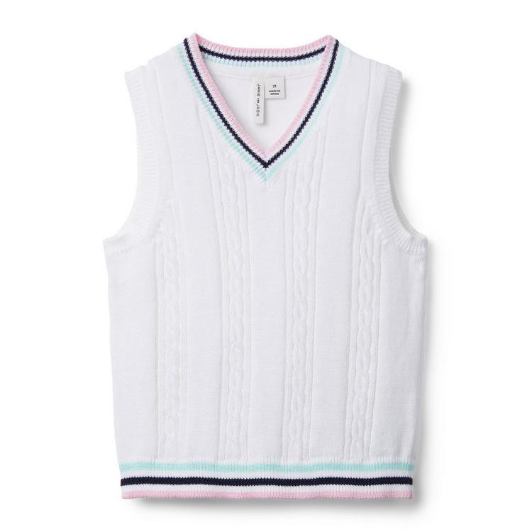 Cable Knit Sweater Vest | Janie and Jack