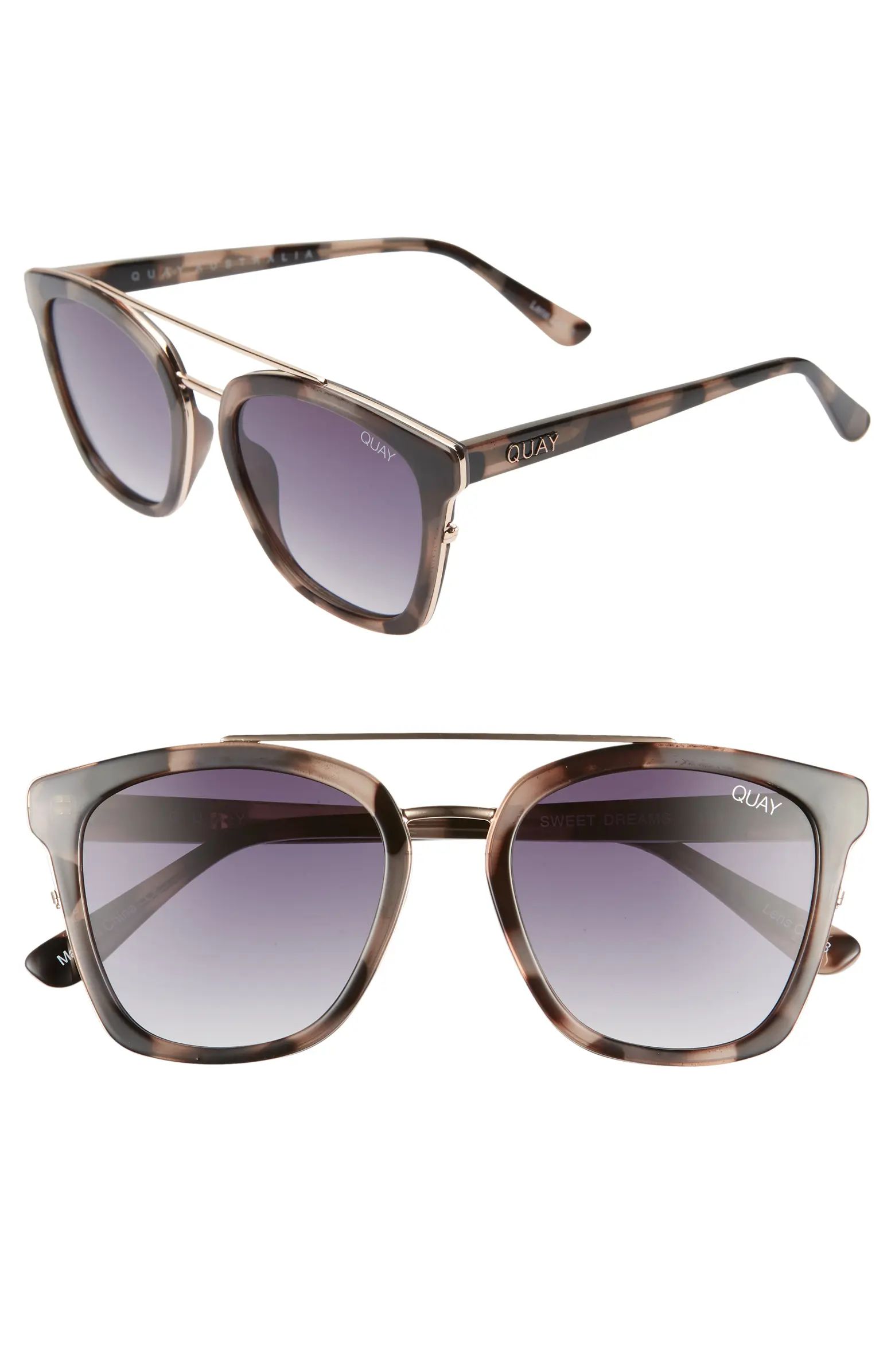 Quay Australia Sweet Dreams 55mm Square Sunglasses | Nordstrom | Nordstrom