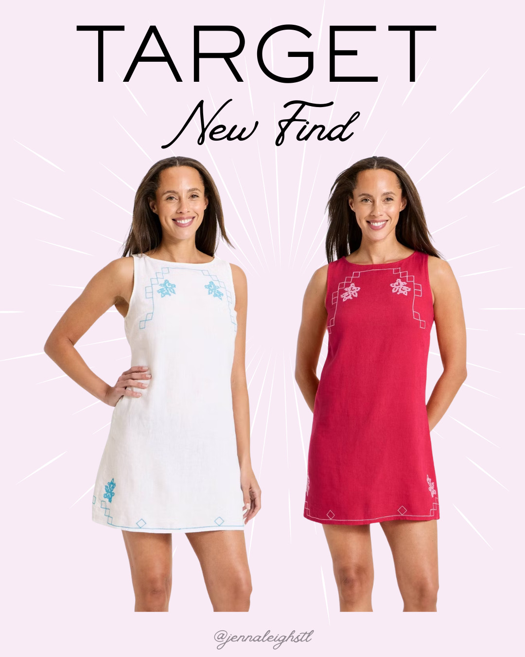 New at Target and so good. This Universal Thread woven mini sundress is such a pretty summer find, and the white and blue version would make the perfect dress for a bridal shower, rehearsal dinner, or any wedding-related event. It has that effortless, elevated look that feels much more expensive than the price tag. 

 #LTKootd #LTKSeasonal #LTKMidsize