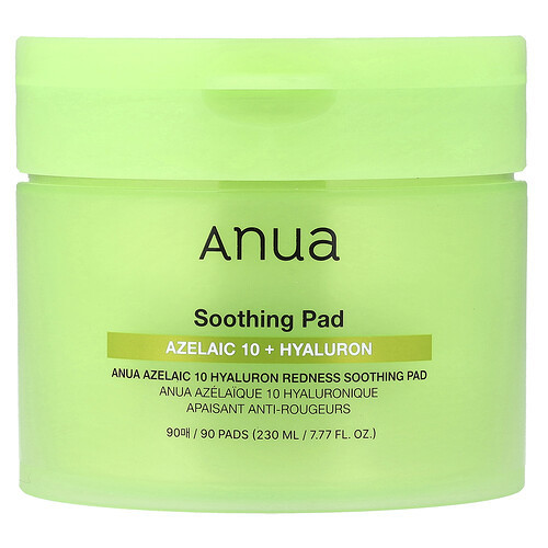 Anua, Azelaic 10 Hyaluron Redness Soothing Pad, 90 Pads | iHerb
