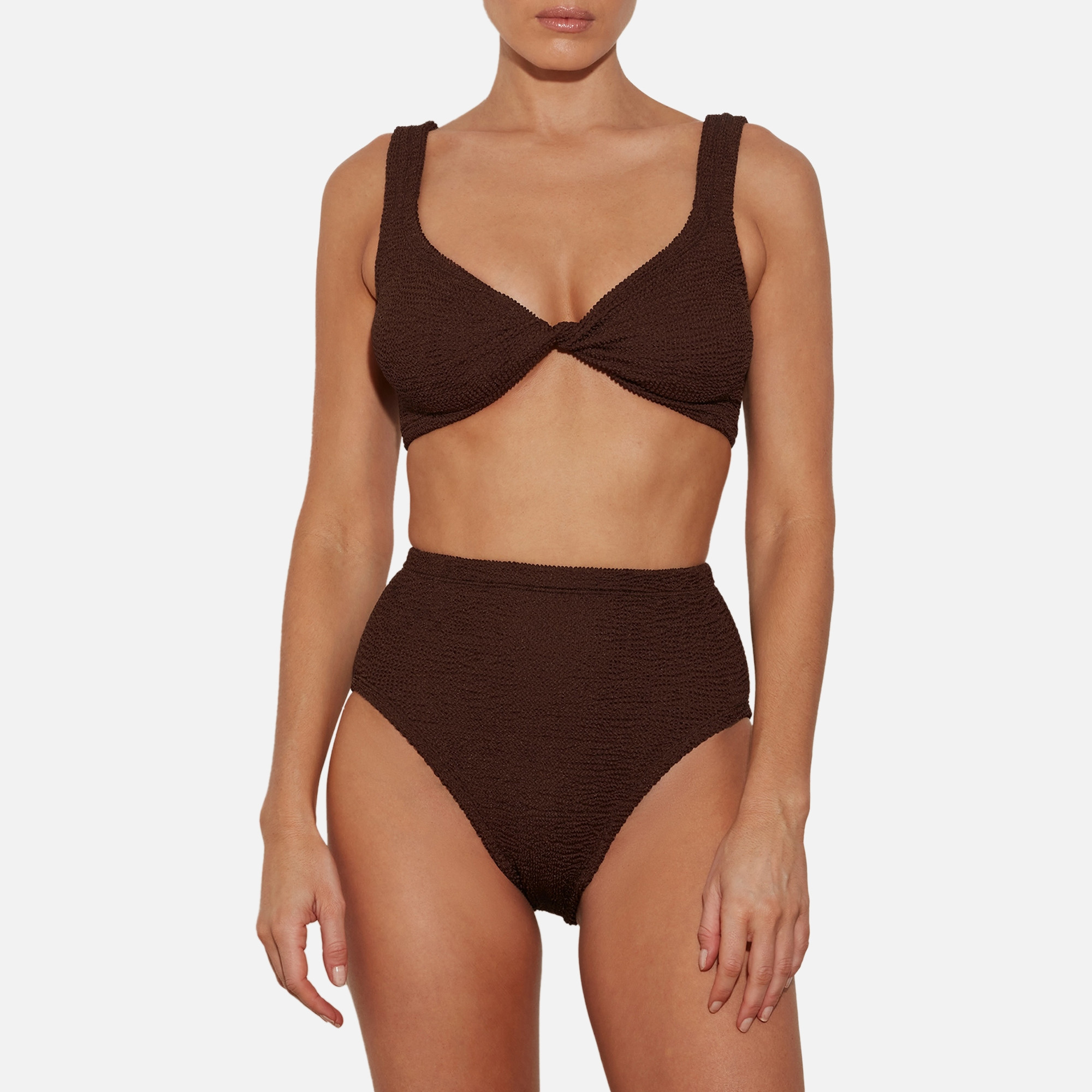 Hunza G Jamie Seersucker Bikini | Coggles | Coggles (Global)