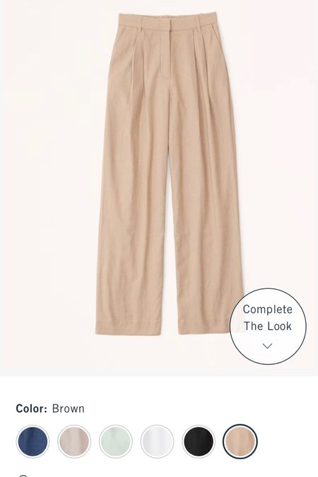 Wide leg linen trouser 

#LTKstyletip #LTKunder100