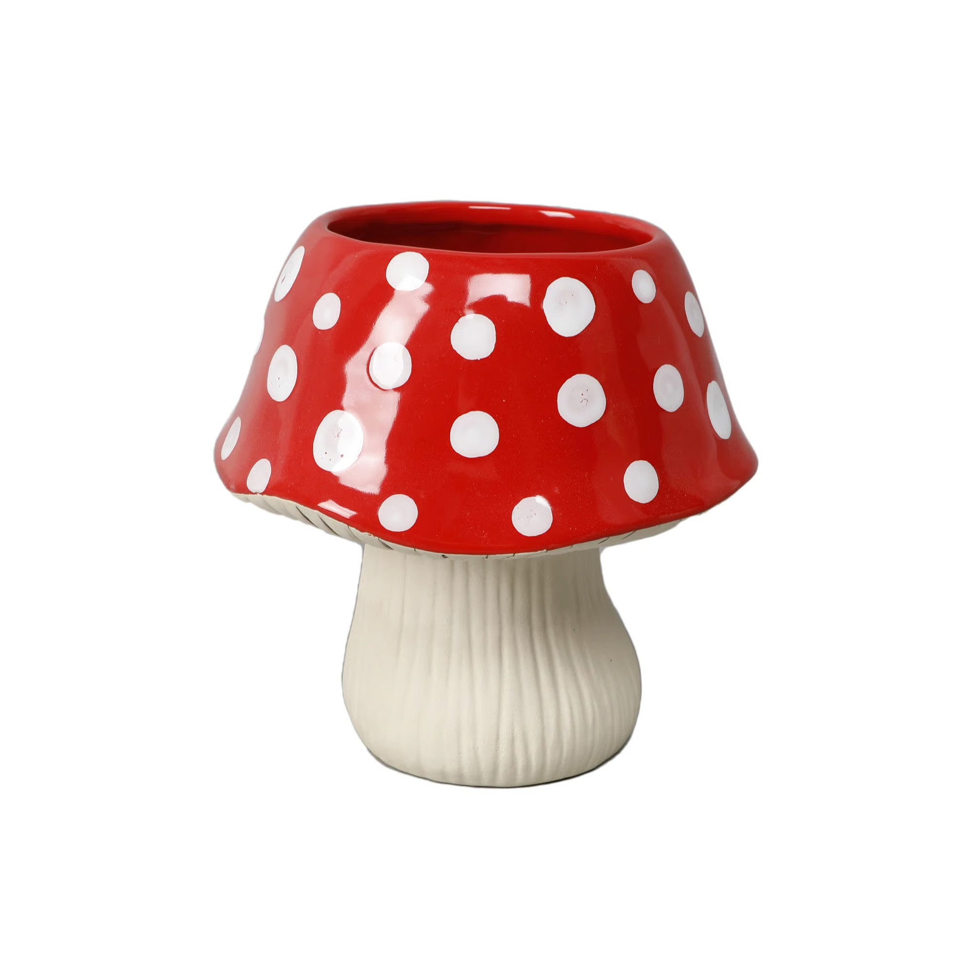 Gracie Oaks 7"D Ceramic Mushroom Pot | Wayfair | Wayfair North America