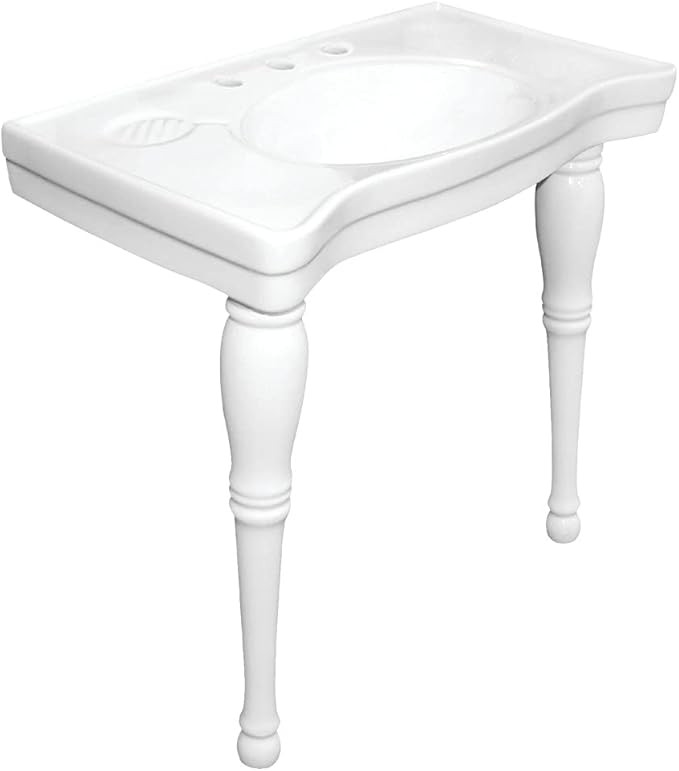 Elements of Design VPB1368 Kingston Brass Imperial Console Sink, White | Amazon (US)