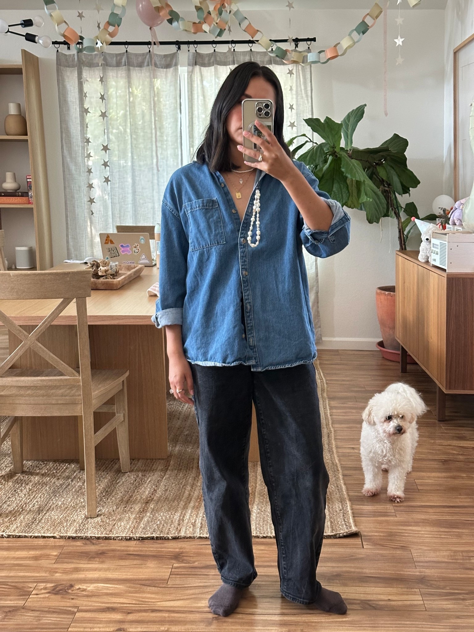 Summer to fall transitional denim 

#LTKStyleTip #LTKWorkwear #LTKSeasonal