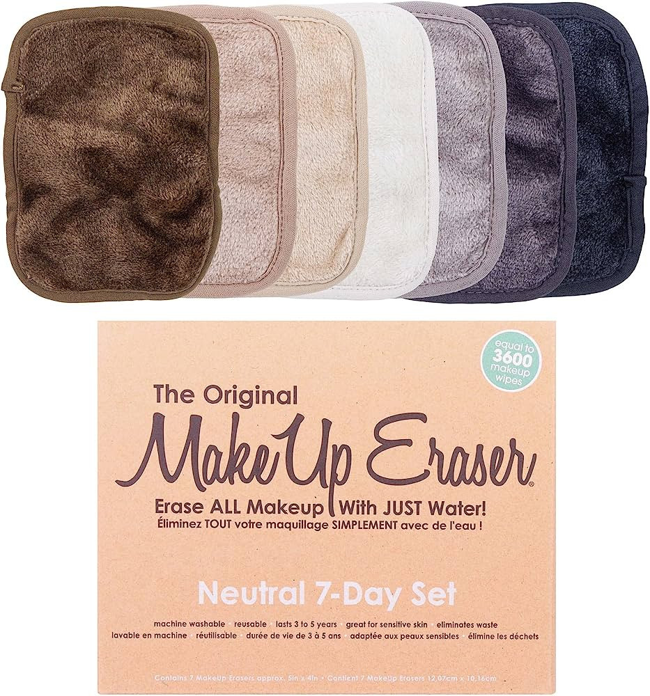 MakeUp Eraser, 7-Day Set, Erase All Makeup With Just Water, Including Waterproof Mascara, Eyeline... | Amazon (US)