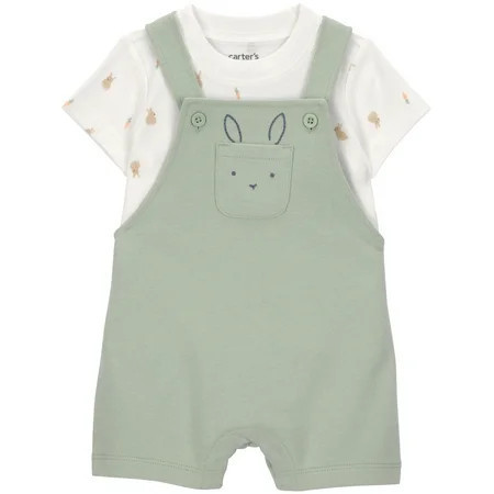 Carter's Child of Mine Baby Boy Easter Overalls Set, 2-Piece, Sizes Preemie-12 Months | Walmart (US)