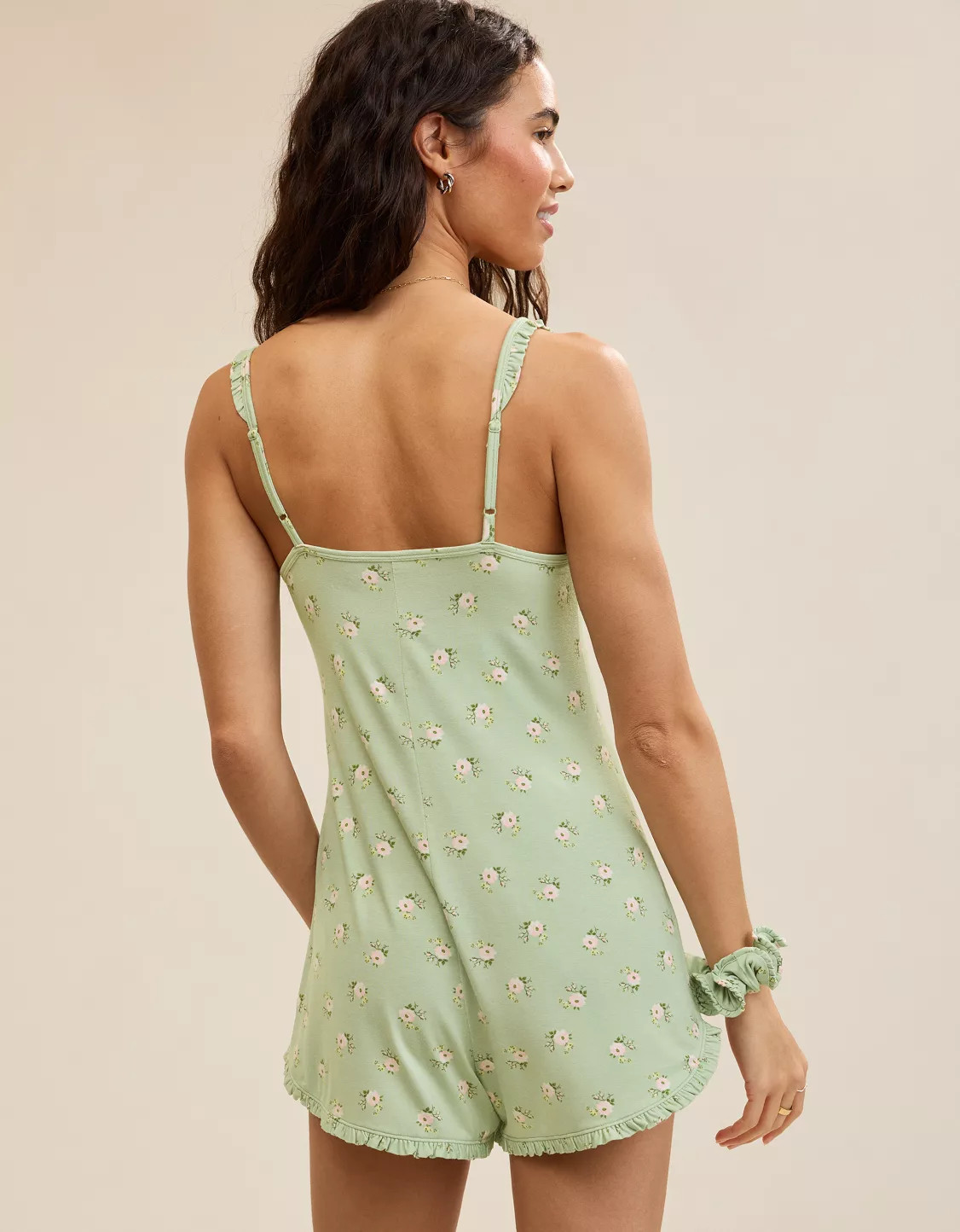 Aerie Real Soft Ruffle Romper | Aerie
