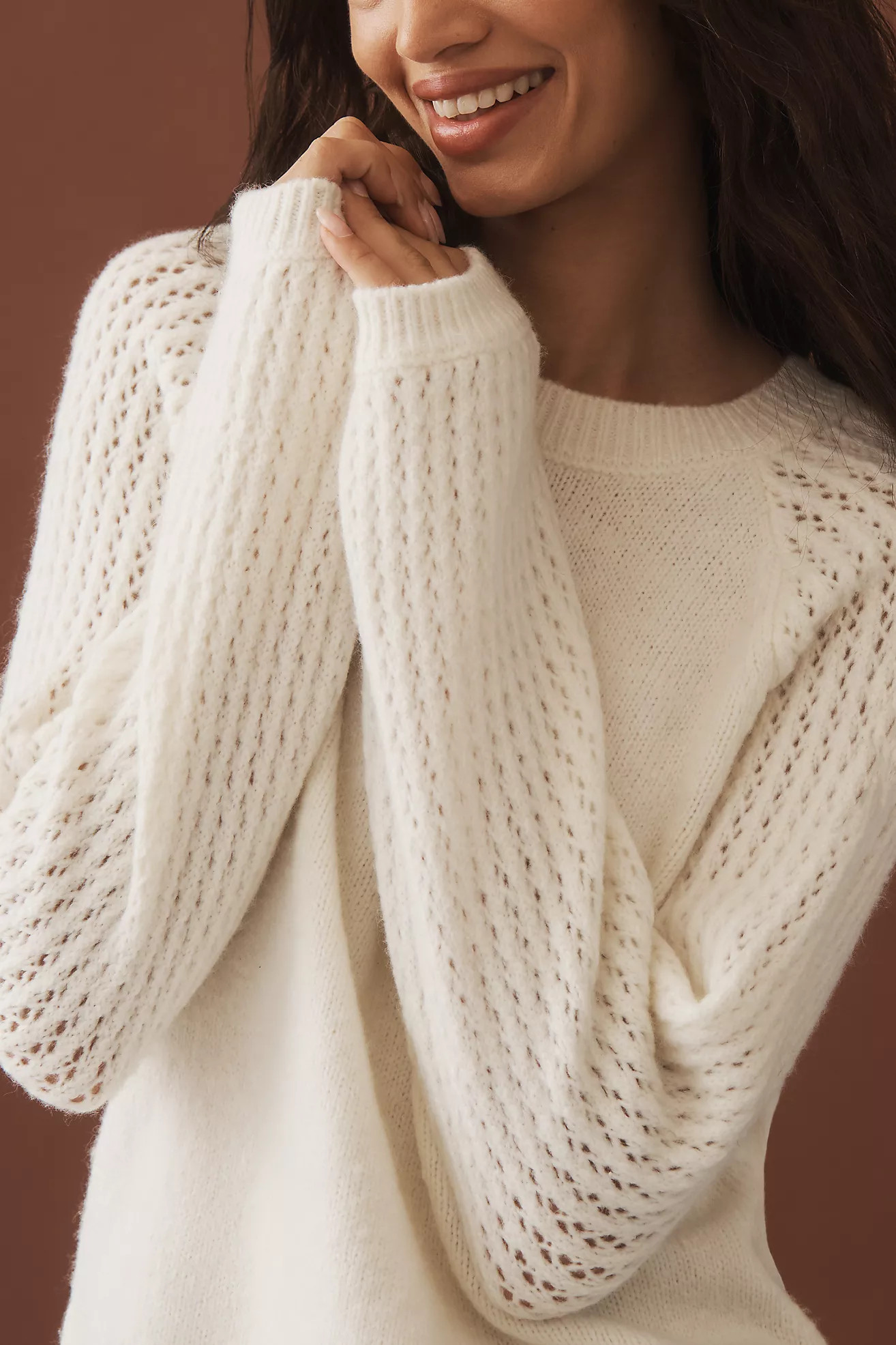 Sanctuary Cozy Moment Stitchy Sweater | Anthropologie (US)