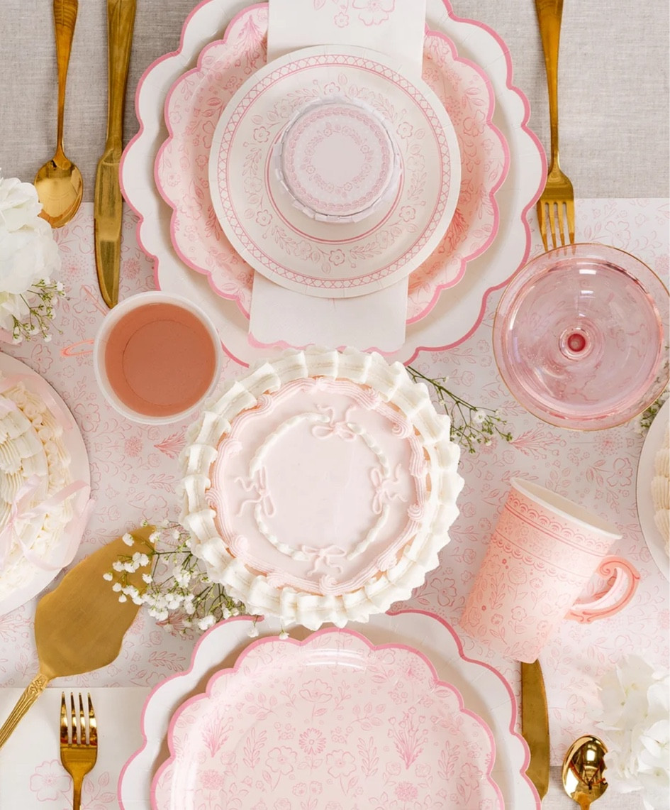 This gorgeous tablescape is mostly PAPER with a few extra touches! I'm obsessed because Entertaining just got a whole lot easier 🤍

Valentine's Day, Tablescape, Entertaining, Party, Hearts 

#LTKSeasonal #LTKParties #LTKHome