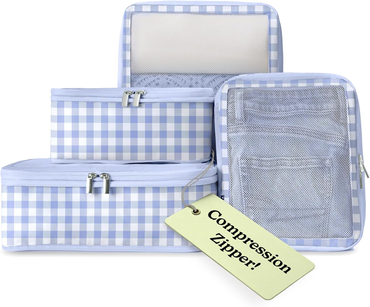 Vandel Space-Saving Compression Packing Cubes for Women, Men, Compressible Carry On Suit Case Org... | Amazon (US)