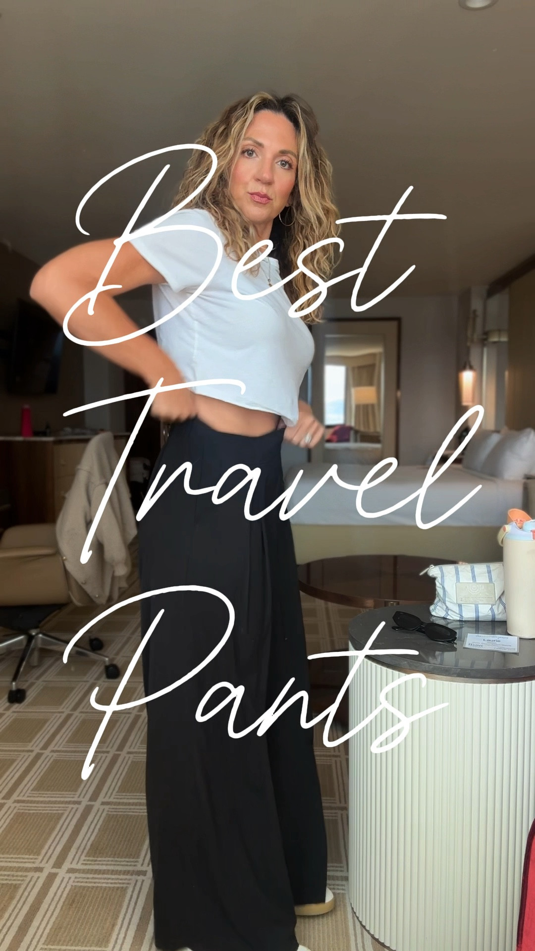 Lightweight travel outfit you’ll actually wear on repeat ✈️🤍
Wearing the best wrinkle-free pant that is UNDER $40!!! And comes in three different inseams— a cozy oversized cardigan, and my go-to packable crossbody bag that fits everything but still packs flat. Perfect for travel outfits, airport outfits, casual spring outfits, work outfits, business casual workwear, and running around on vacation.

Everything is lightweight, easy to layer, and packs so well—ideal for spring outfits 2026, vacation outfits, comfy travel outfits, mom style, and everyday casual looks.

I’m 5’7, size 6 — wearing a medium in the pants for a relaxed fit.
👉And did I mention these pull on pants you can still wear a belt with if you choose? 💕

#LTKootd #LTKgrwm #LTKTravel