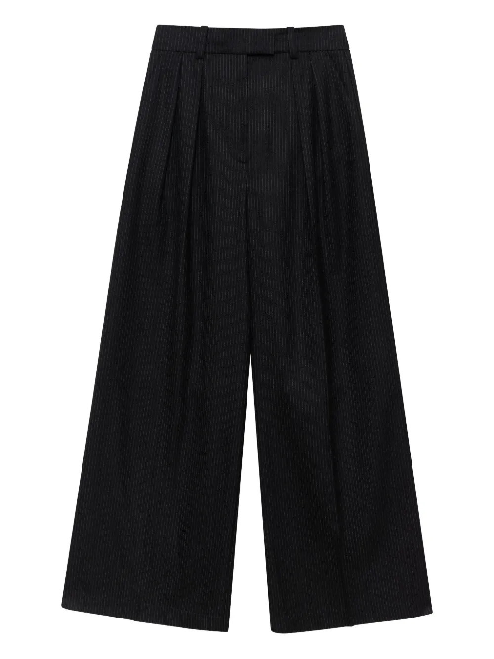 ANINE BING Lou palazzo trousers - Black | Farfetch Global