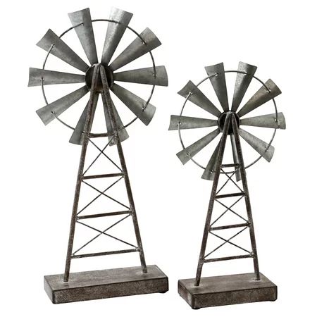 Farmhouse Windmill Table Top Decor (Set of 2) | Walmart (US)