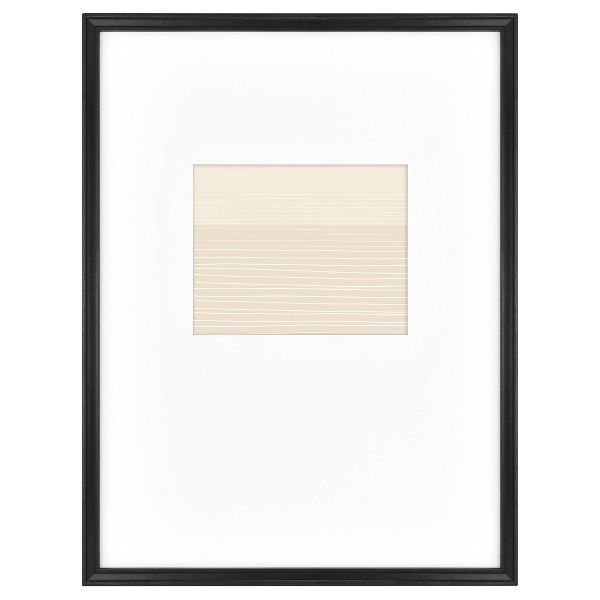 19.49" x 25.49" Matted to 8" x 10" Gallery Single Image Frame Black - Threshold™ designed with ... | Target