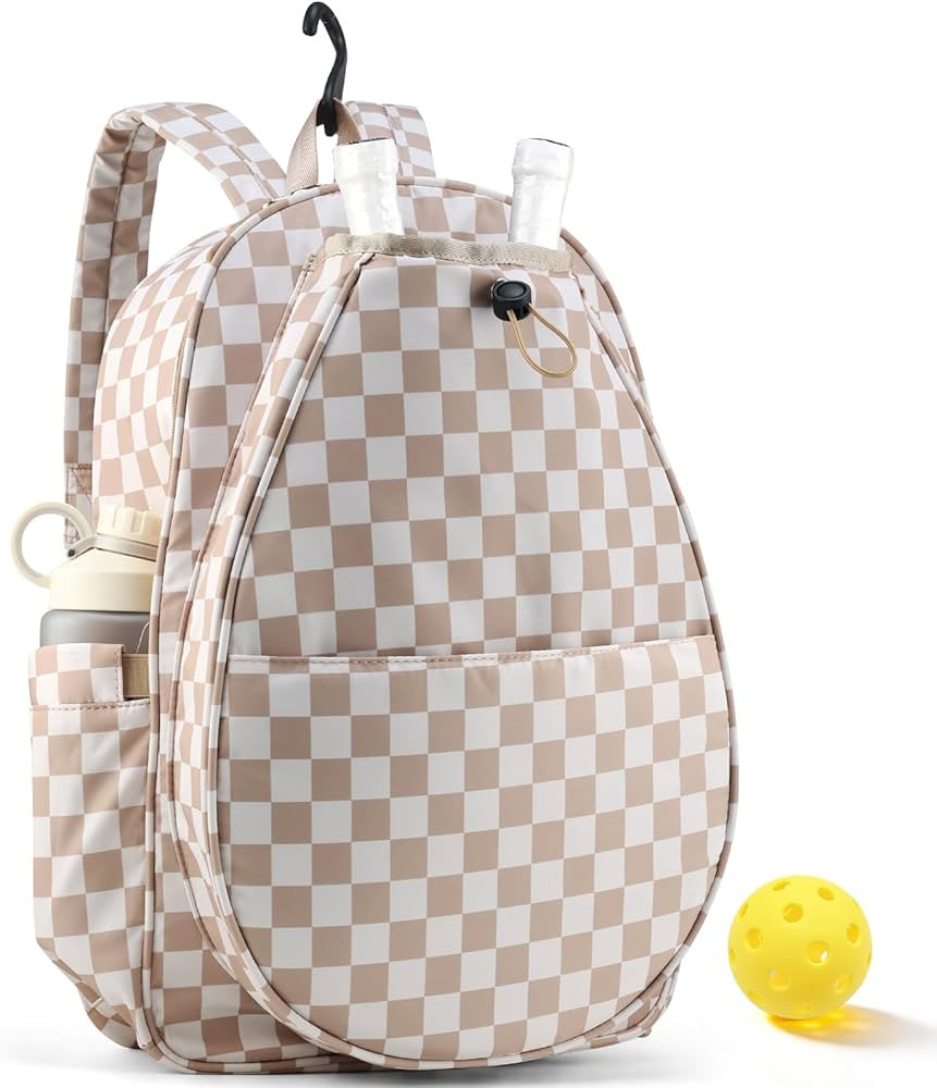 Mosthink Pickleball Racket Backpack Tennis Bag for Women Water-Resistant and Machine Washable Ten... | Amazon (US)