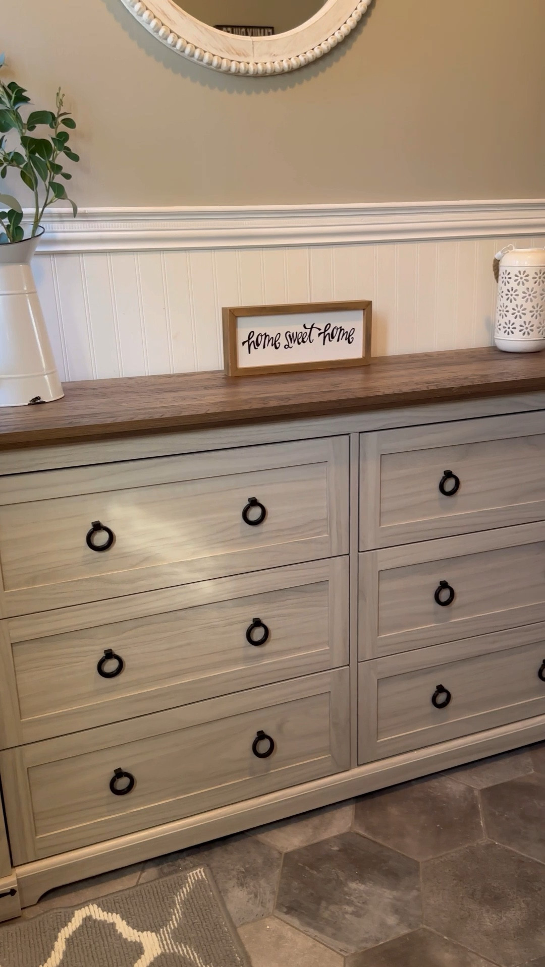 Farmhouse style dresser chest from
Amazon 

#LTKhome #LTKstyletip